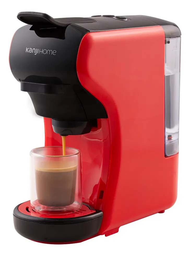 Cafetera Kanji Automática Roja Expreso 220v - Kjh-cm1500mc01 - Rojo