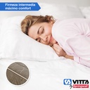 Colchon Espuma Vitta Aurora 20 1 Plaza 80x190x23 Gris