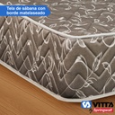 Colchon Espuma Vitta Aurora 20 1 Plaza 80x190x23 Gris
