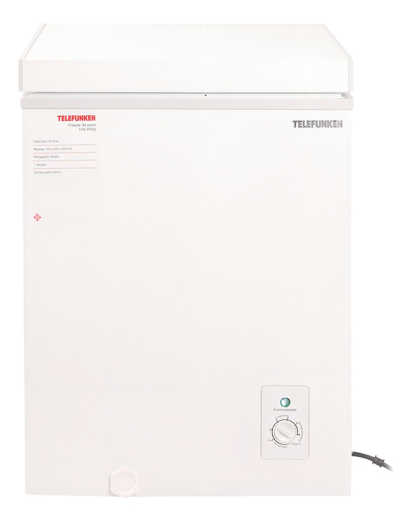 Freezer De Pozo Tfk-fp50 50 Litros Telefunken Color Blanco 