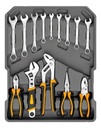 Maletín Portátil Set Herramientas Lusqtoff 245 Pz Juego Kit