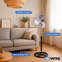 Ventilador Vitta 18" 3 Aspas De Pie 1 En 1 