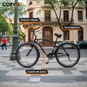 Bicicleta Playera R27 Corvo Color Negro 27" 