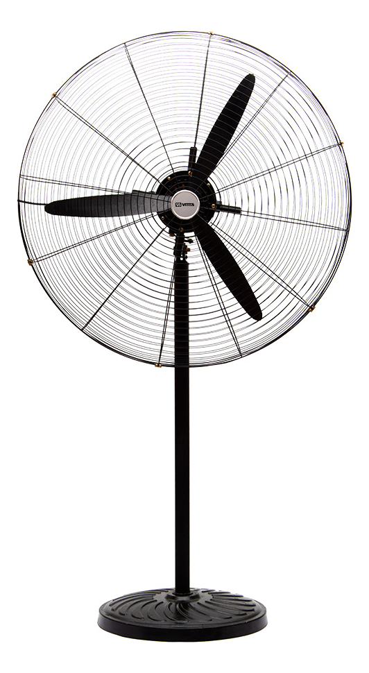 Ventilador Industrial 30'' Vitta 2 En 1 Pie/ Pared 3 Aspas Negro