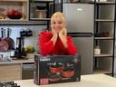 Set De Cocina Ollas + Sartén Antiadherente 4 Ps Piamonte Rojo