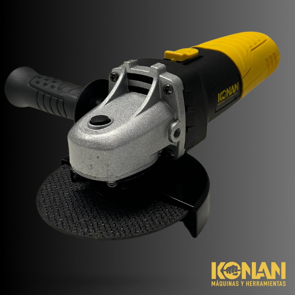 Amoladora Angular Konan 115mm 720w Corte Y Desbaste Eléctrica 
