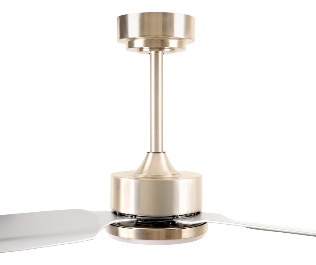 Ventilador De Techo Kanjihome Silver 3 Aspas Fijas Kjh-cfwb001sl