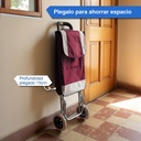 Changuito De Compras Reforzado 35 L Plegable Rojo 