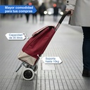 Changuito De Compras Reforzado 35 L Plegable Bordo