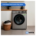 Lavarropas Vitta Inverter 8kg Silver 1200 Rpm Vit-wmcfsl8k