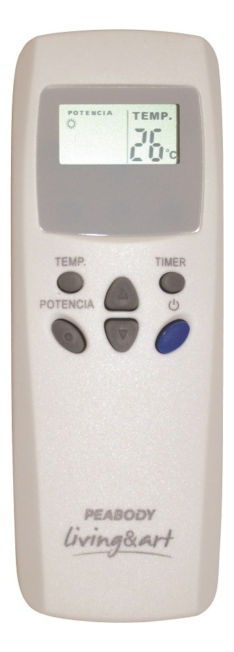 Calefactor Eléctrico Peabody Pe-vqd20 Negro 220v