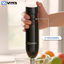 Minipimer Mixer Vitta 800w 2 Vel Acero Inoxidable Negra