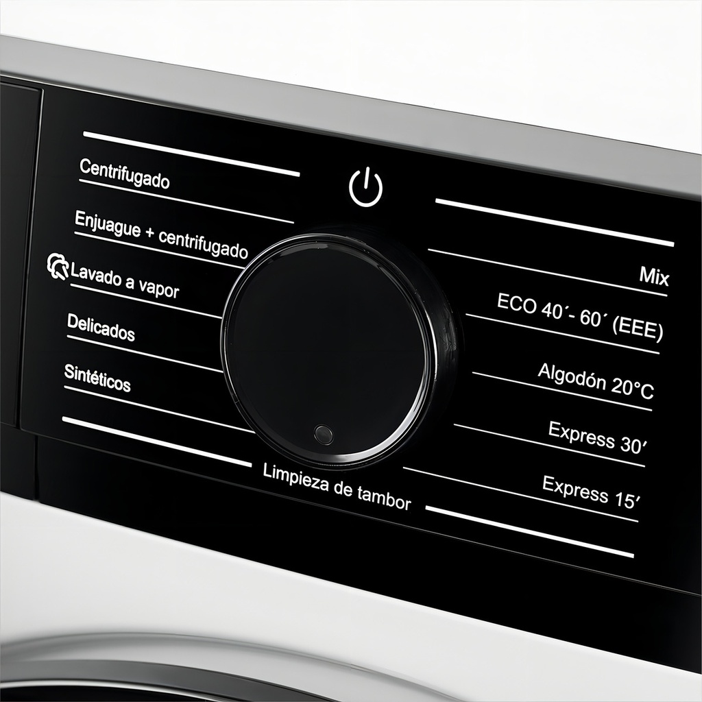 Lavarropas Automático Microsonic Inverter 6kg Frontal Blanco