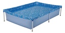 Pileta Estructural Rectangular Mor 001002 Con Capacidad De 1000 Litros 1.26x1.89 M Azul Agua