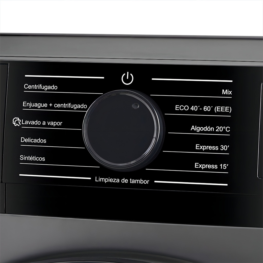 Lavarropas Microsonic Inverter 6kg Automatico Frontal Gris