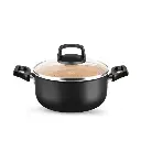 Bateria de Cocina 4 Piezas Olla Cacerola Aluminio Antiadherente Mta