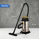 Aspiradora Sopladora Konan 15l 1200w Liquido Polvo Hepa