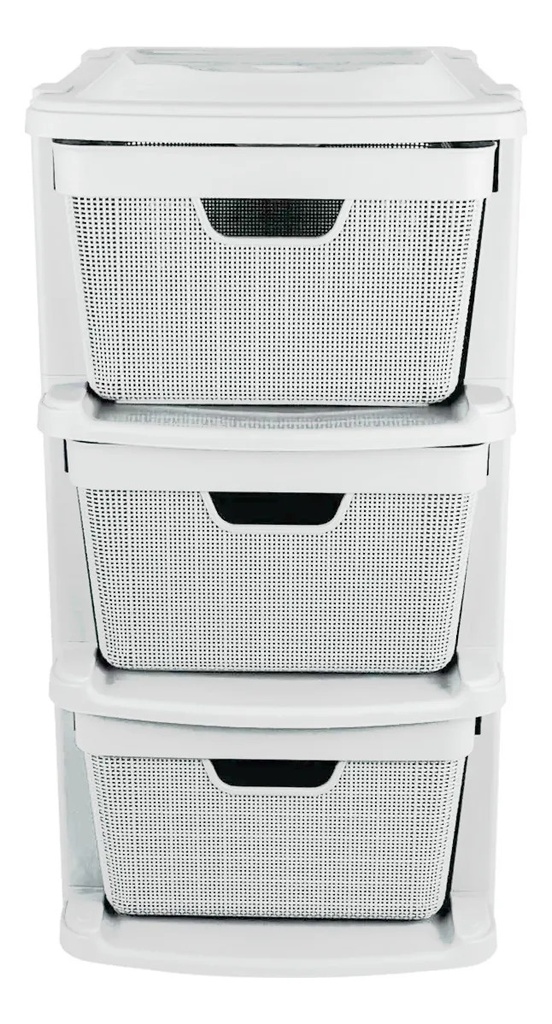 Cajonera Vitta Canasto Organizador Chifonier Yute Deco Moda