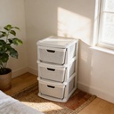 Cajonera Vitta Canasto Organizador Chifonier Yute Deco Moda