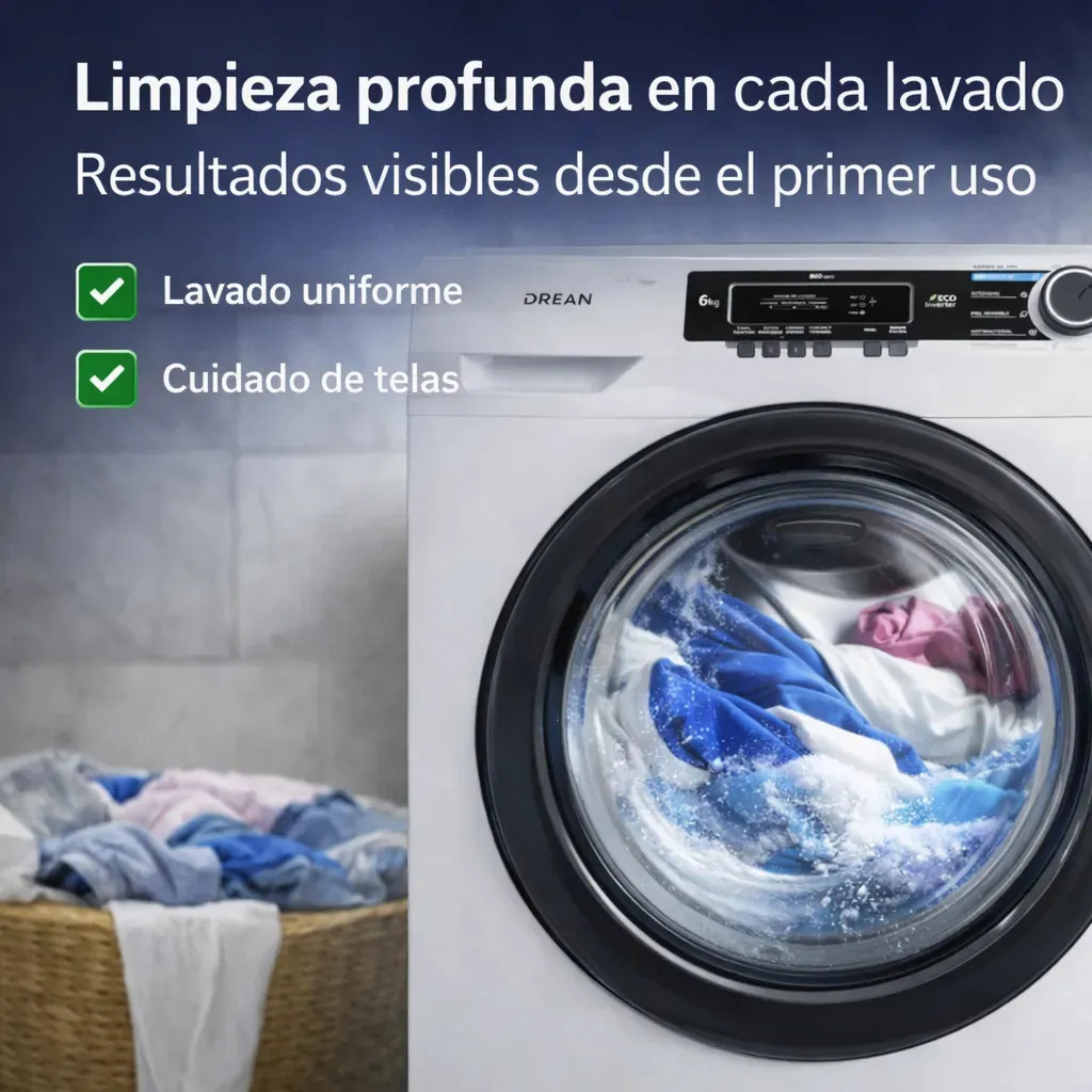 Lavarropas Automatico Drean 7 Kg Lfdr0609lb0 Blanco