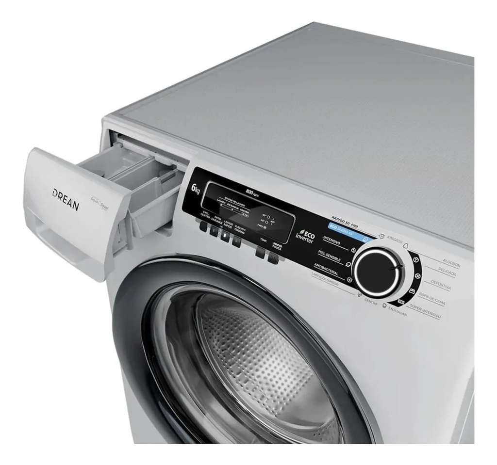 Lavarropas Automatico Drean 7 Kg Lfdr0609lb0 Blanco
