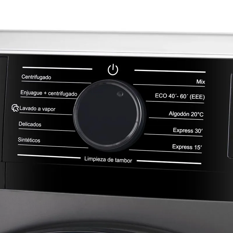 Lavarropas Kanji Home 6Kg Inverter Silver