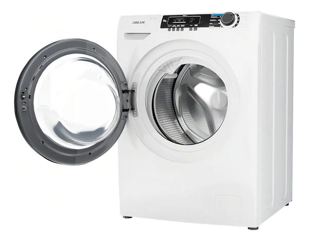 Lavarropas Carga Frontal 6 Kg Blanco Drean Lfdr0608lb0