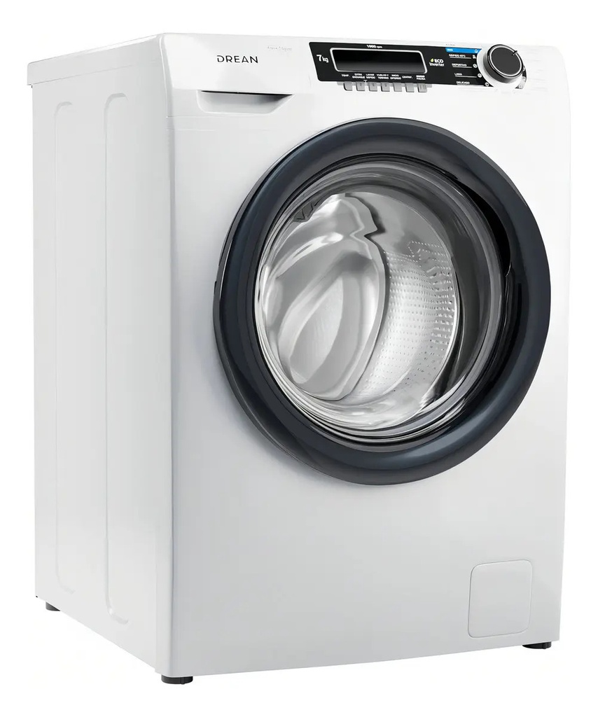Lavarropas Drean Carga Frontal 7kg Blanco Lfdr0710sb0