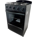 Cocina Vitta Con Visor Sin Parrilla 52cm Gas Envasado Negro