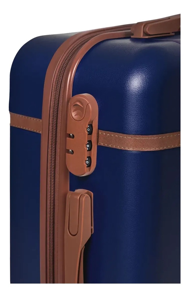 Set 3 Valijas Aeropostales 20 24 28 Rigida C/ Azul