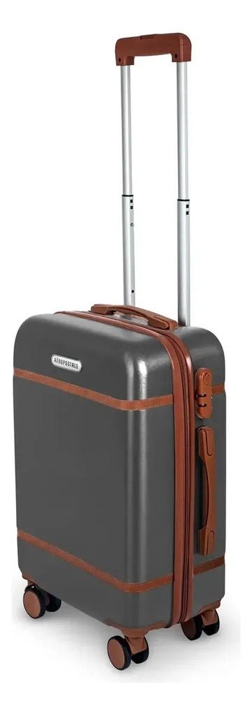 Set 3 Valijas Aeropostales 20 24 28 Rigida gris/marron