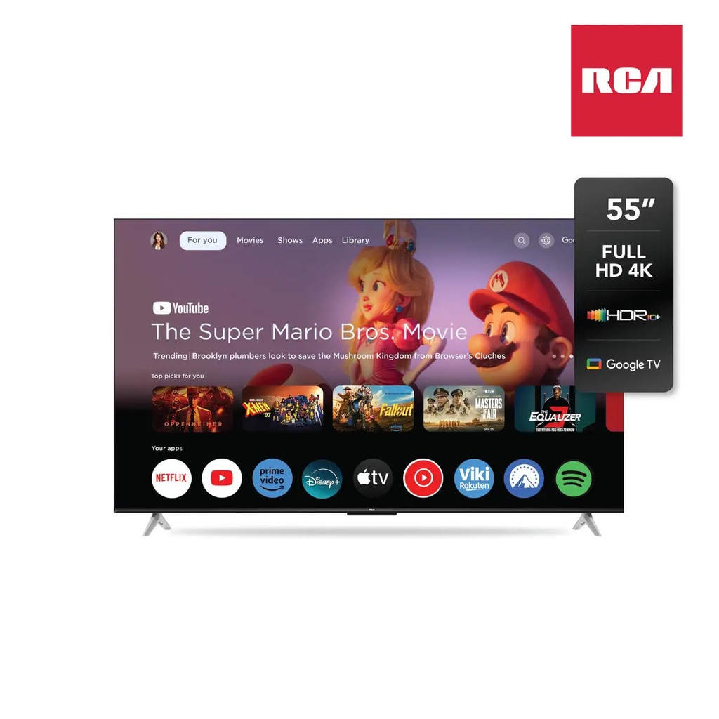 Smart Tv RCA 55 Led Google Tv 4k G55p7uhd-f 