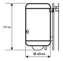 Termotanque Eléctrico Ecotermo Europea Elec 106 Cs Blanco 95 Blanco