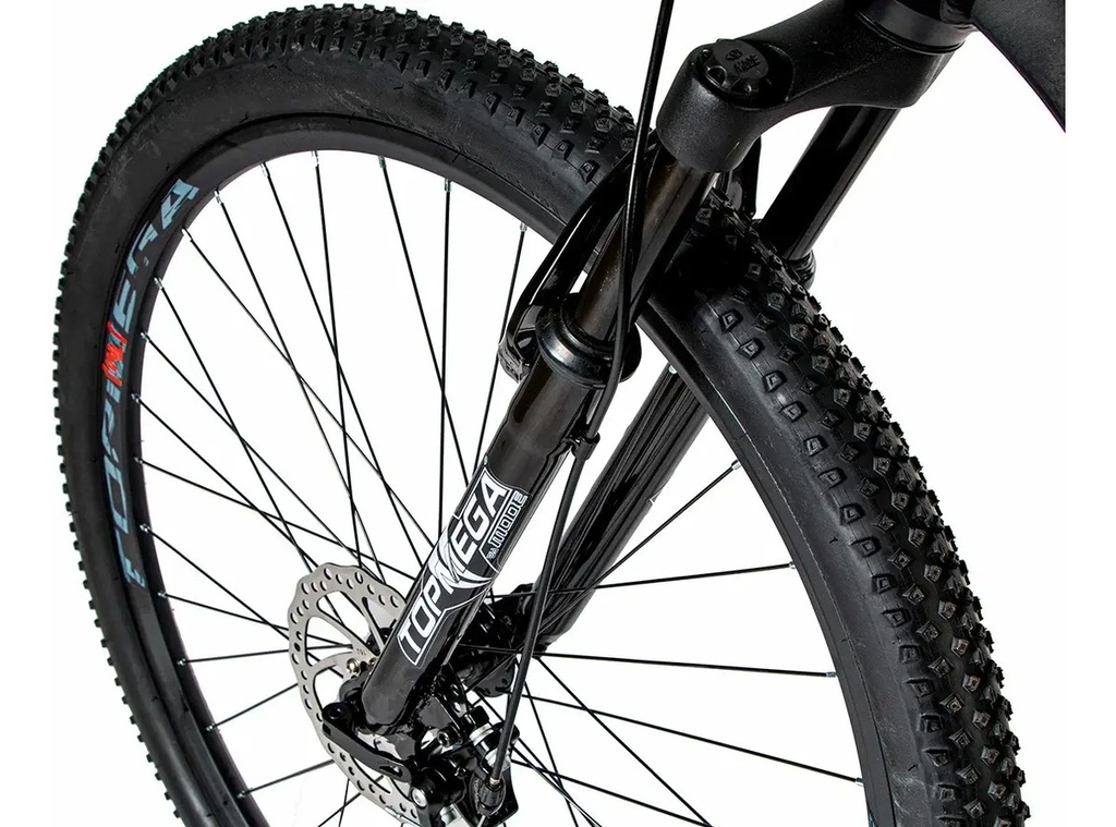 Mountain Bike Topmega Regal R29 M 21v Frenos Negro/naranja Negro/blanco/fucsia M