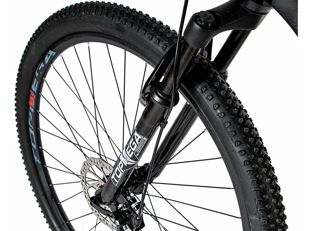 Mountain Bike Topmega Regal R29 M 21v Frenos Negro/naranja Negro/blanco/fucsia M
