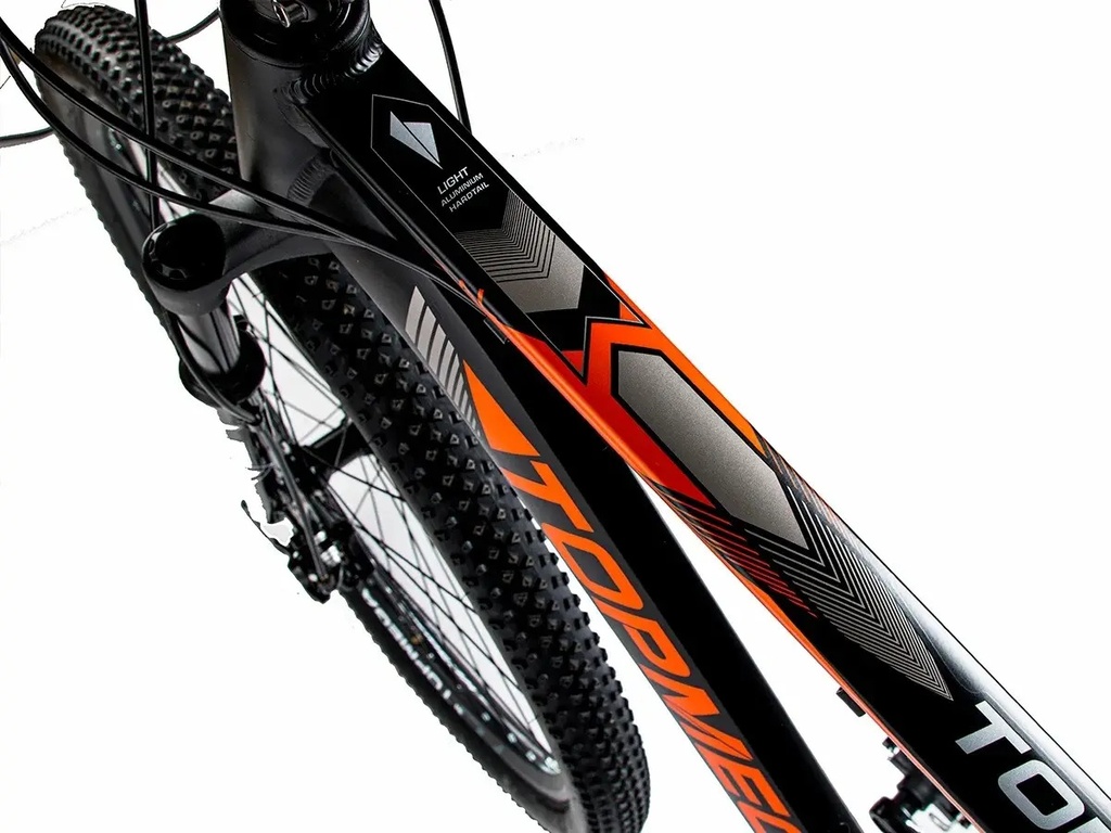 Mountain Bike Topmega Regal R29 M 21v Frenos Negro/naranja Negro/blanco/fucsia M