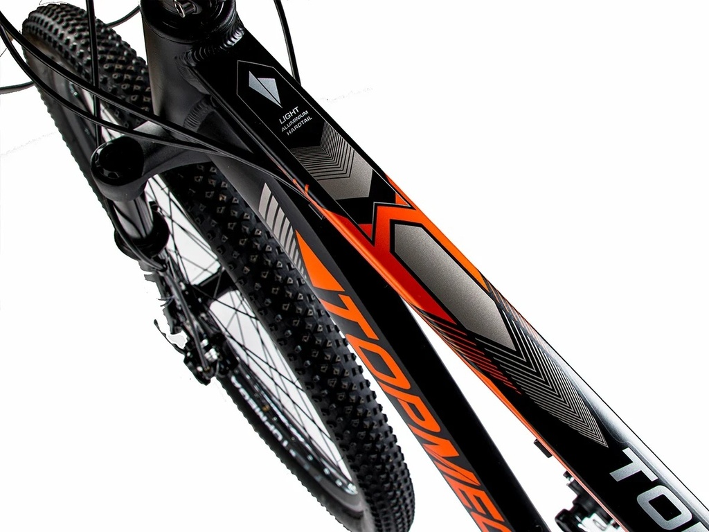 Mountain Bike Topmega Regal R29 M 21v Frenos Negro/naranja Negro/blanco/fucsia M