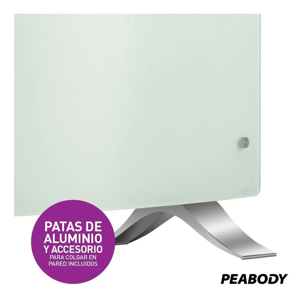 Panel Calefactor Eléctrico Peabody Pe-vqm20 Blanco 220v P1 Blanco