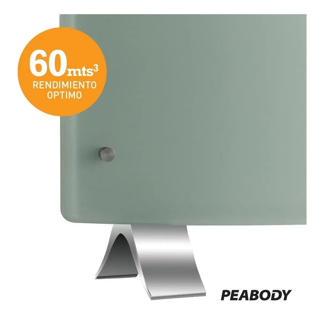 Panel Calefactor Eléctrico Peabody Pe-vqm20 Blanco 220v P1 Blanco