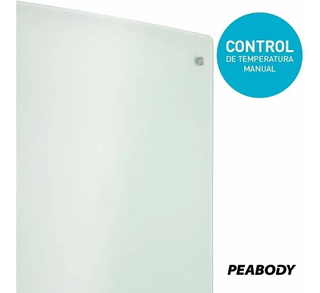 Panel Calefactor Eléctrico Peabody Pe-vqm20 Blanco 220v P1 Blanco