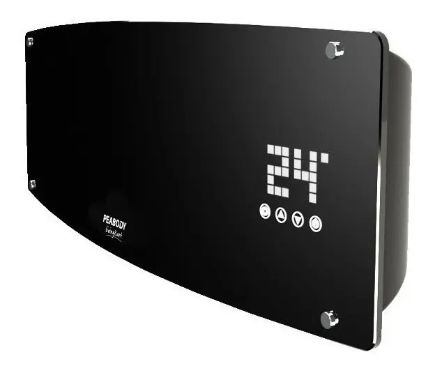 Calefactor Split Peabody Pe-cv20 C/remoto Digital Touch Color Negro