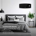 Calefactor Split Peabody Pe-cv20 C/remoto Digital Touch Color Negro