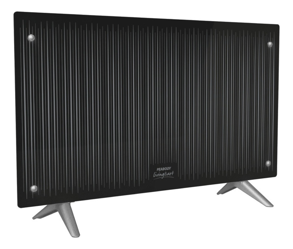 Vitroconvector Panel Calefactor Peabody Pe-vc20rn 2000w Negro