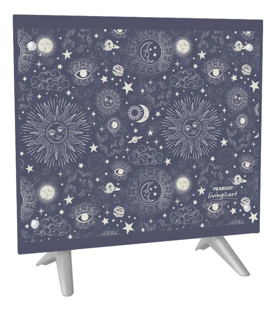 Calefactor Eléctrico Peabody Vitro Convector 1000w Azul Galaxia Azul