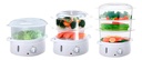 Vaporera Vitta 3 Bandejas 800w Temporizador Vap-fs003 - Blanco