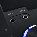 Parlante Crown Mustang Djs-1002bt Portátil Con Bluetooth Negro