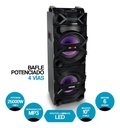 Parlante Crown Mustang Djs-1002bt Portátil Con Bluetooth Negro