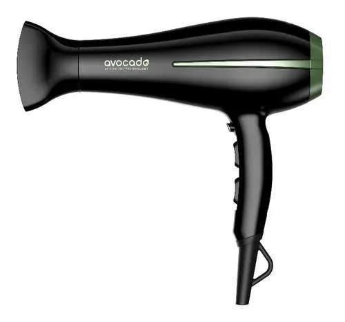 Secador Y Planchita De Pelo Gama Italy Avocado Professional Negro