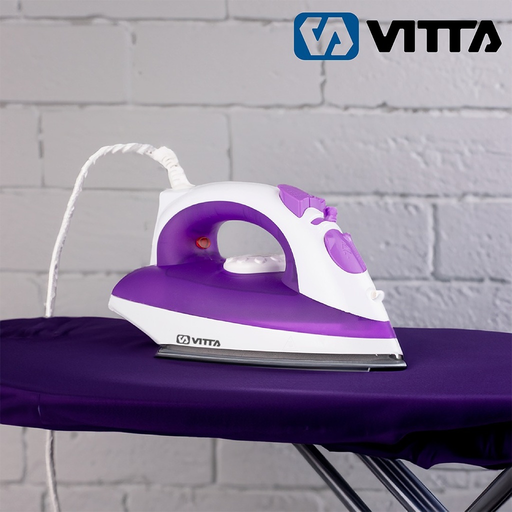 Plancha A Vapor Vitta Base Ceramica 1600w Rociador