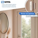 Kit De Alarma Domiciliaria Vitta Celular Wifi Vit-alam001 Blanco
